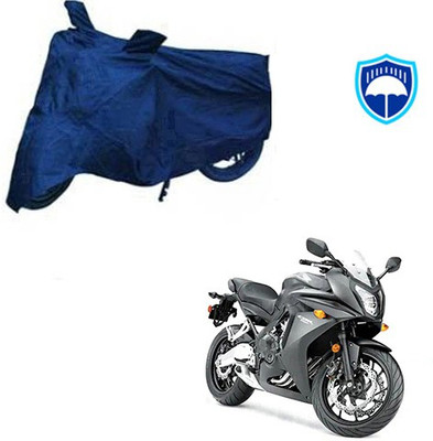 Feel heaven Waterproof Two Wheeler Cover for Honda(CBR 650F, Blue)