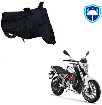 SRENTERPRISES Two Wheeler Cover for DSK Benelli(TNT 25, Black)