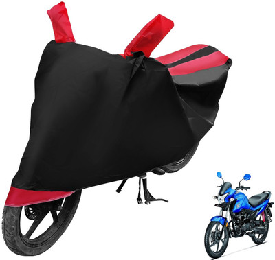 Auto Hub Two Wheeler Cover for Honda(Livo, Black, Red)