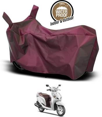 SEBONGO Waterproof Two Wheeler Cover for Honda(Aviator, Maroon)