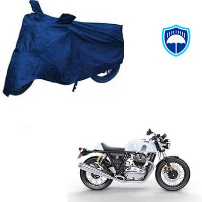 Feel heaven Waterproof Two Wheeler Cover for Royal Enfield(Continental GT, Blue)