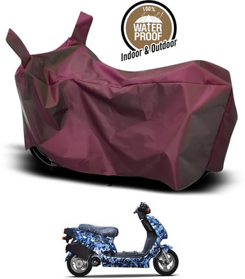 SEBONGO Waterproof Two Wheeler Cover for Hero(Maroon)