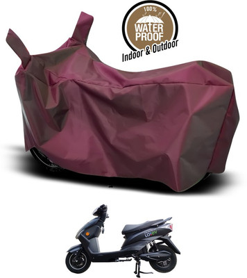SEBONGO Waterproof Two Wheeler Cover for Universal For Bike(Maroon)