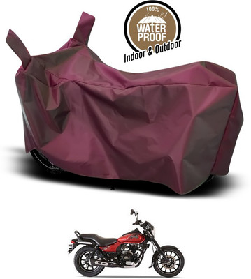 SEBONGO Waterproof Two Wheeler Cover for Bajaj(Avenger 180 Street, Maroon)