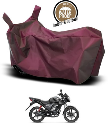 ANTHUB Waterproof Two Wheeler Cover for Honda(CB Twister, Maroon)