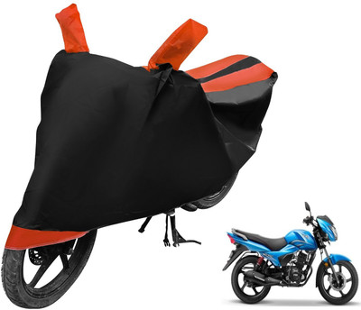 Auto Hub Two Wheeler Cover for TVS(Victor New, Black, Orange)