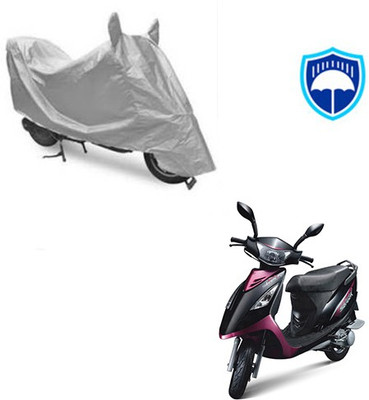 RPSENTTERPR Waterproof Two Wheeler Cover for TVS(Scooty Streak, Silver)