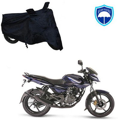saanvi Waterproof Two Wheeler Cover for Bajaj(Pulsar 135 LS DTS-i, Black)