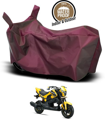 ANTHUB Waterproof Two Wheeler Cover for Honda(Navi, Maroon)