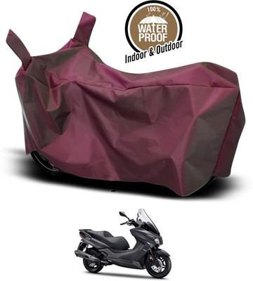 SEBONGO Waterproof Two Wheeler Cover for 22Motors(Maroon)