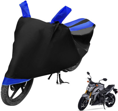 MOCKHE Two Wheeler Cover for Suzuki(GSX S1000, Black, Blue)