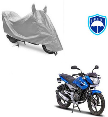 RPSENTTERPR Waterproof Two Wheeler Cover for Bajaj(XCD 125cc, Silver)