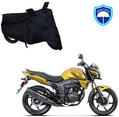 saanvi Waterproof Two Wheeler Cover for Honda(CB Trigger, Black)