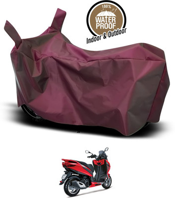 SEBONGO Waterproof Two Wheeler Cover for Aprilia(Maroon)