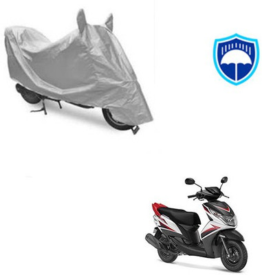 SRENTERPRISES Two Wheeler Cover for Yamaha(Ray Z, Silver)