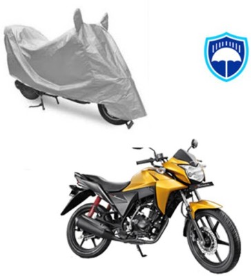 Feel heaven Waterproof Two Wheeler Cover for Honda(CB Twister, Silver)