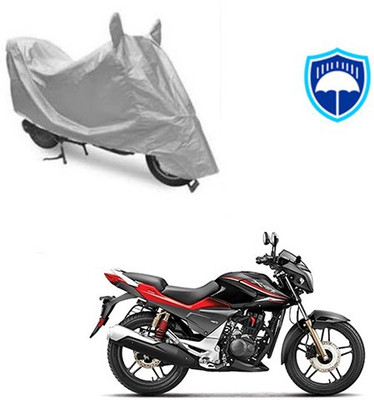 Feel heaven Waterproof Two Wheeler Cover for Hero(CBZ Extreme, Silver)