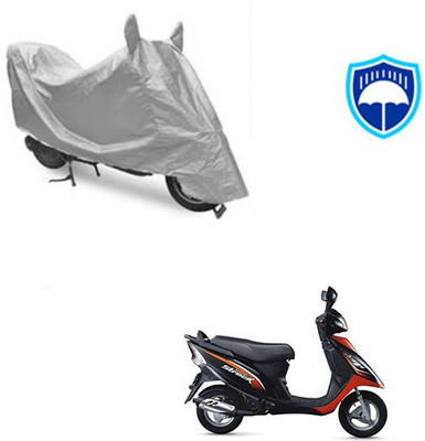 SRENTERPRISES Two Wheeler Cover for TVS(Streek, Silver)