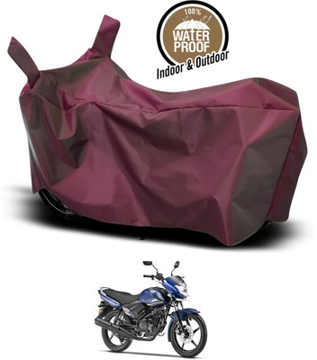 ANTHUB Waterproof Two Wheeler Cover for Yamaha(Saluto, Maroon)