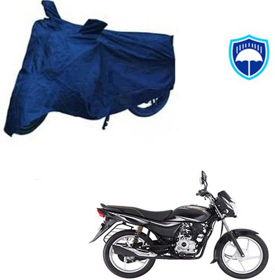 Feel heaven Waterproof Two Wheeler Cover for Bajaj(Platina 100 DTS-i, Blue)