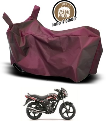 SEBONGO Waterproof Two Wheeler Cover for TVS(Sport, Maroon)