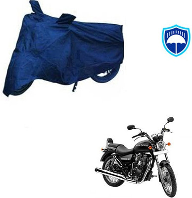 Feel heaven Waterproof Two Wheeler Cover for Royal Enfield(Thunderbird 350, Blue)