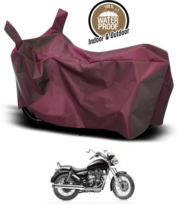 SEBONGO Waterproof Two Wheeler Cover for Royal Enfield(Thunderbird 500, Maroon)