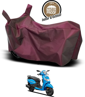 ANTHUB Waterproof Two Wheeler Cover for Hero(Pleasure+ 110, Maroon)