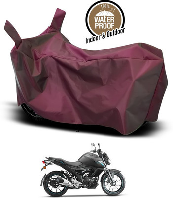 SEBONGO Waterproof Two Wheeler Cover for Yamaha(FZ-S FI, Maroon)