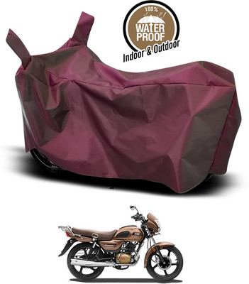 ANTHUB Waterproof Two Wheeler Cover for TVS(Radeon, Maroon)