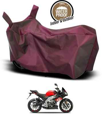 SEBONGO Waterproof Two Wheeler Cover for Aprilia(Maroon)