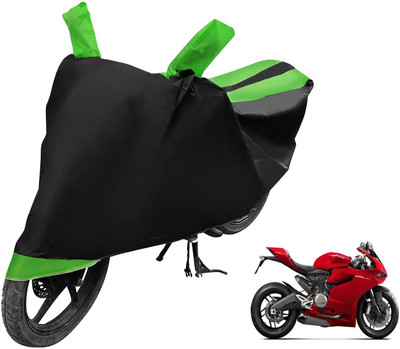 MOCKHE Two Wheeler Cover for Ducati(899 Panigale, Black, Green)