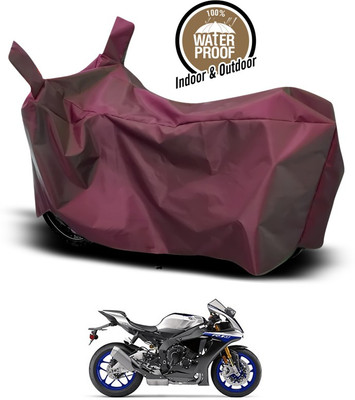 SEBONGO Waterproof Two Wheeler Cover for Yamaha(YZF R1M, Maroon)