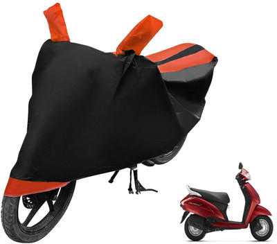 Auto Hub Waterproof Two Wheeler Cover for Honda(Activa 125, Orange)