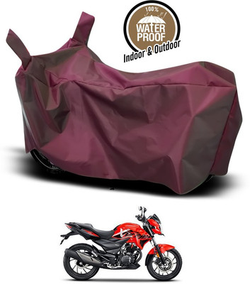 ANTHUB Waterproof Two Wheeler Cover for Hero(Xtreme 200R, Maroon)