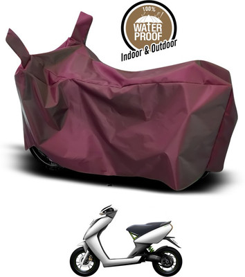 ANTHUB Waterproof Two Wheeler Cover for Universal For Bike(Maroon)