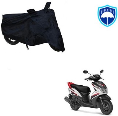 SRENTERPRISES Two Wheeler Cover for Yamaha(Ray Z, Black)