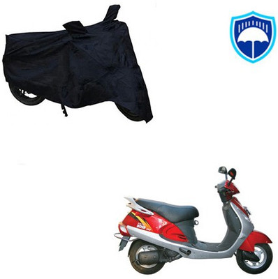 Mdstar Waterproof Two Wheeler Cover for Kinetic(Nova, Black)
