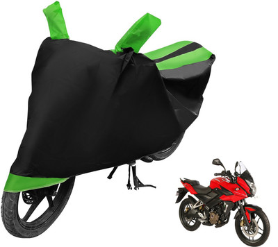 Auto Hub Waterproof Two Wheeler Cover for Bajaj(Pulsar RS 200, Green)