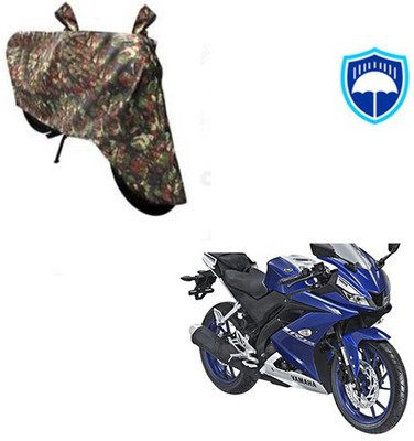 saanvi Waterproof Two Wheeler Cover for Yamaha(R15 V3, Multicolor)