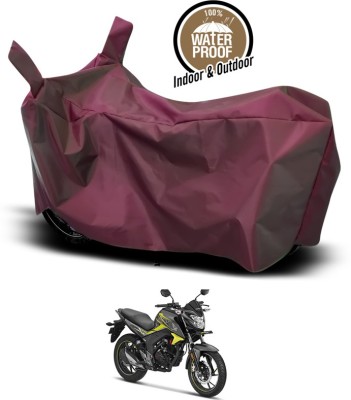 SEBONGO Waterproof Two Wheeler Cover for Honda(CB Hornet 160, Maroon)