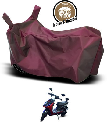SEBONGO Waterproof Two Wheeler Cover for Avon(Maroon)