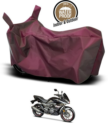 ANTHUB Waterproof Two Wheeler Cover for Hero(Xtreme 200S, Maroon)