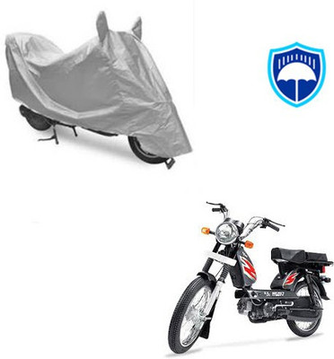 SRENTERPRISES Two Wheeler Cover for TVS(Heavy Duty Super XL, Silver)