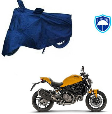 RPSENTTERPR Waterproof Two Wheeler Cover for Ducati(Monster 821, Blue)