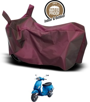 SEBONGO Waterproof Two Wheeler Cover for Suzuki(New Access 125, Maroon)