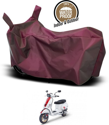 SEBONGO Waterproof Two Wheeler Cover for Vespa(Vespa, Maroon)