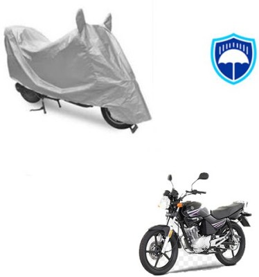 SRENTERPRISES Two Wheeler Cover for Yamaha(Libero, Silver)