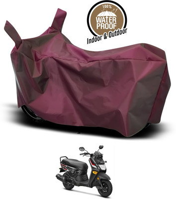 ANTHUB Waterproof Two Wheeler Cover for Honda(Cliq, Maroon)