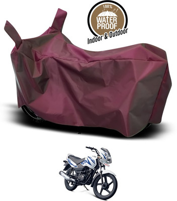 ANTHUB Waterproof Two Wheeler Cover for TVS(Sport, Maroon)
